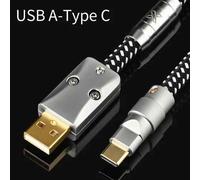 Décodeur Audio Hifi,Ligne De Données De Radiateur,Usb A À B,Type C,Lumière,Câble Numérique Pour Amplificateur,Téléphone Portable,Carte Son Pc - Type Usb A To C-3m