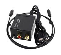 Décodeur audio numérique, prise jack 3,5 mm, coaxial, fibre optique, convertisseur audio numérique-analogique SPDIF numérique