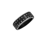 décodeur Bague Pig Pen Cypher Traditionnelle Size 06 noir