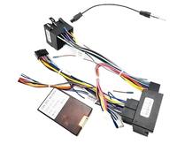 Décodeur CAN BUS Adaptateur de faisceau de câblage 16 broches Câble de connecteur ISO Quadlock for Porsche 911 996 Mk2 997 for Cayenne E1 for Boxster for Cayman (Color : ISO QL CANBus ANT)