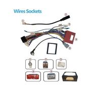 Décodeur d'autoradio Canbus compatible avec Mazda 3, 5, 6, 8, CX-7, faisceau de câbles 16 broches, câble d'alimentation