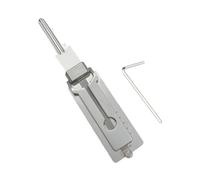 Décodeur de clé principale 2 en 1 en acier inoxydable - Outil de crochetage de serrure (SS002pro, clé incluse)