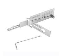 Décodeur de clé principale 2 en 1 Lishi 2 en 1 Lock Pick, décodeur de clé maître et lecteur de e voiture, portes d'accès, SS002 Pro