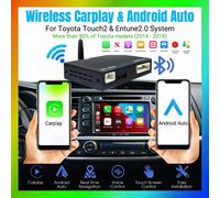 Décodeur de mise à niveau d'écran OEM, kit de mise à niveau automatique Android, CarPlay sans fil, interface muilé, système Toyota Touch2 et Entune 2 No 360 Camera