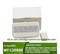 Décodeur de Puce Compatible avec modèles compatibles C20750A C20600A M20590A C17590A C21000A C20750 C20590A, boîte d'encre et intégration de boîte de Maintenance