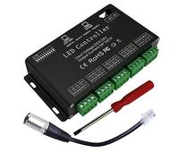 Décodeur DMX 12 canaux, décodeur DMX512, contrôleur LED RVB 60 A PWM DMX512, pilote de variateur pour bandes LED RVB, bandes LED RVB et module d'éclairage LED DC12 V-24 V