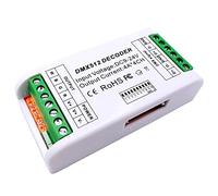 Décodeur DMX RGBW 4 Canaux, Mini Contrôleur de Bande LED 16 A DMX 512, Pilote de Variateur Pour Module de Bande LED DC9-24 V