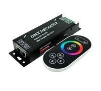 Décodeur DMX512 Contrôleur RGB Programme intégré Télécommande tactile Contrôleur d'éclairage Gradateur
