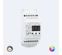 Décodeur DMX512 et RDM 4 canaux 12-24 V SKYDANCE D4 pour Rail DIN