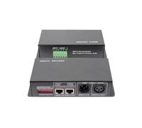Décodeur DMX512 RGB CV, tension constante 3Ch, interface terminal de décodeur DMX512, adapté aux bandes lumineuses RGB, DC12~24V, 1 pièces(RGB 3CHx4A)