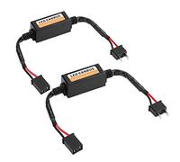 Décodeur LED, 2 pièces LED dispositif de décodeur de phare Canbus, résistances anti-scintillement, annuleur d'erreur PVC pour H7