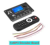 décodeur MP3 12V LCD,récepteur Audio DAC Bluetooth V5.0,APE FLAC WMA WAV,prise en charge de l'enregistrement Radio,affichage des paroles - Type Big remote control