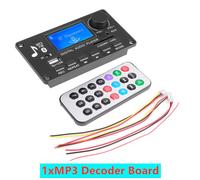 décodeur MP3 12V LCD,récepteur Audio DAC Bluetooth V5.0,APE FLAC WMA WAV,prise en charge de l'enregistrement Radio,affichage des paroles - Type Small remote control