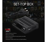 Décodeur numérique 2021 HD DVB T2 P, nouveau boîtier récepteur de télévision, télécommande, 1080