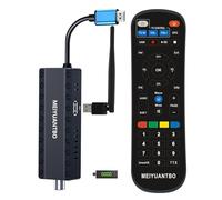 Décodeur numérique Terrestre 2025, décodeur DVB-T2, HD1080P H.265 HEVC Principal 10-Bit, Avec USB WiFi MT-7601 Stick, Support HDMI/USB WIFI/DLNA/PVR/Multimédia [Télécommande 2-en-1 avec contrôle TV]