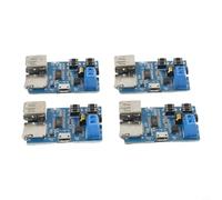 Décodeur radio FM MP3 4 pièces carte USB TF Slot | Décodage audio sans perte, prend en charge les modes USB/TF/FM, plage d'alimentation de 3,7 à 5,5 V, design compact PCB