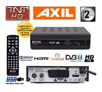 Decodeur recepteur Terminal TNT HD Axil RT407 multimédia avec Port USB