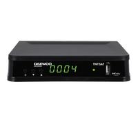 D2 Diffusion Daewoo Décodeur Satellite DVB S/S2 - TNT Sat - avec Carte d'abonnement Incluse - Dolby Digital Plus - AC3 - Tuner - EPG - avec télécommande