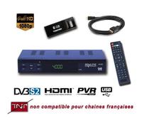 Décodeur satellite HD - HD LINE - HD-250 - HDMI, PERITEL - Multi-satellites - Noir