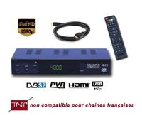 Décodeur Satellite - PERITEL - HDMI - Multi-satellites - 4000 chaînes - Noir