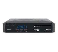 Décodeur Satellite - Servimat - SIRIUS3 - HD - Noir - Inclus carte FRANSAT HD