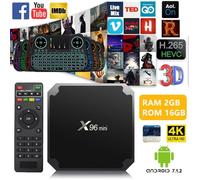 Décodeur Smart TV BOX X96 mini - Amoy - Android 7.1 - 1 Go RAM - 8 Go ROM - H.265 UHD 4K