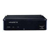Majestic Décodeur numérique terrestre DEC 665 – DVB-T/T2 HD, entrée USB, SCART, HDMI, télécommande