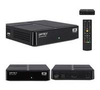 Décodeur TNT 4k BOX - DVB-T2 HEVC Optex ORT 8915-UHD Réception de qualité, enregistrement programme, chaînes gratuites HAUTE QUALITE G