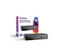 STRONG - Décodeur TNT 4K UHD - SRT8250 - Enregistreur par USB - HEVC265 & Dolby Digital Plus - HDMI, Péritel - G