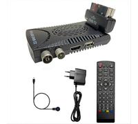 Décodeur TV numérique terrestre Full HD DVB-T2 avec guide électronique des programmes (EPG), prise européenne.