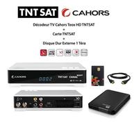 Décodeur TV TNTSAT - Cahors - Teox HD - 1 To Disque Dur Externe - HDMI - PVR Ready