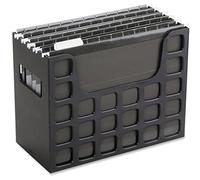 DecoFlex Letter Size Desktop Hanging File, Plastic, 12 1/4 x 6 x 9 1/2, Black, Sold as 1 Each
