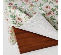DecoHomeTextil Coussin de Table protège-Table Protection de Table Blanc Rectangulaire 105 x 180 cm Protection de Nappe sous-Nappe sous-Couche