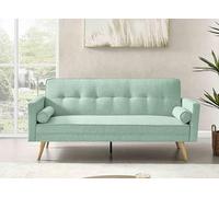 DecoInParis Banquette clic clac en Tissu Vert d'eau Tania