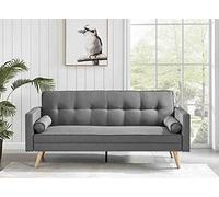 DecoInParis Banquette clic clac Gris en Tissu Tania