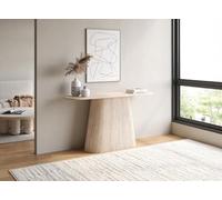 DecoInParis Console en marbre Composite Beige Tiana