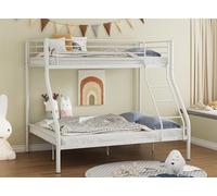 DecoInParis Lit superposé 3 Places en métal 90 x 190 cm et 140 x 190 cm Trinity