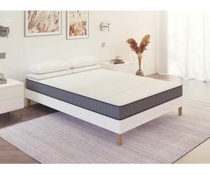 DecoInParis Matelas en Mousse 140 x 190 cm épaisseur 15 cm Wolk
