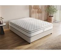 DecoInParis Matelas Hybride Ressorts ensachés 140 x 190 cm épaisseur 25 cm Marius