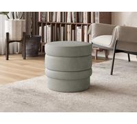 DecoInParis Pouf Design en Velours Gris Velvet