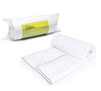 DecoKing 41420 Couette Couette été Plaid en Microfibre Blanc, Microfibre, weiß, 155 x 220 cm