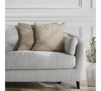 DecoKing 57308 Lot de 2 taies d'oreiller 45 x 45 cm en Microfibre Fermeture éclair Polaire Cappuccino Henry