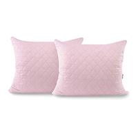 DecoKing Axel Lot de 2 taies d'oreiller en microfibre Rose 50 x 60 cm