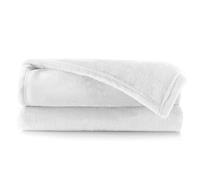 DecoKing Couverture Polaire 160 x 210 cm Plaid Doux en Microfibre pour Lits Canapés Chaises et Divans Style Scandinave Chaude Légère et pour Toutes Les Saisons Off-White Mic