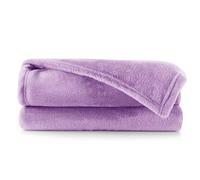 DecoKing Couverture 170 x 210 cm Plaid Microfibre Polaire Doux Câlin Lilas Mic