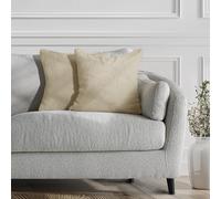 DecoKing Henry 58367 Lot de 2 taies d'oreiller 45 x 45 cm en Microfibre avec Fermeture éclair en Polaire Beige