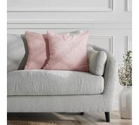 DecoKing Henry 58428 Lot de 2 taies d'oreiller 45 x 45 cm en Microfibre avec Fermeture éclair Rose Clair