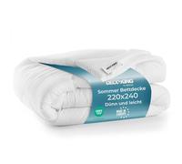 DecoKing Inez Couette d'été légère, 220 x 240 cm pour lit 2 Personnes, Édredon pour l'été hypoallergénique, Couverture certifiée Öko-Tex Standard