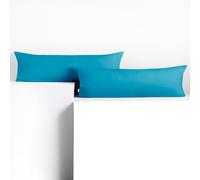 DecoKing 2 taies d'oreiller 40 x 145 cm en 100% Coton Peigné Jersey avec Fermeture éclair Zyan Amber