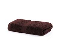 DecoKing Serviette de Bain 50x100 cm Coton Absorbant Marron Noisette Marina
